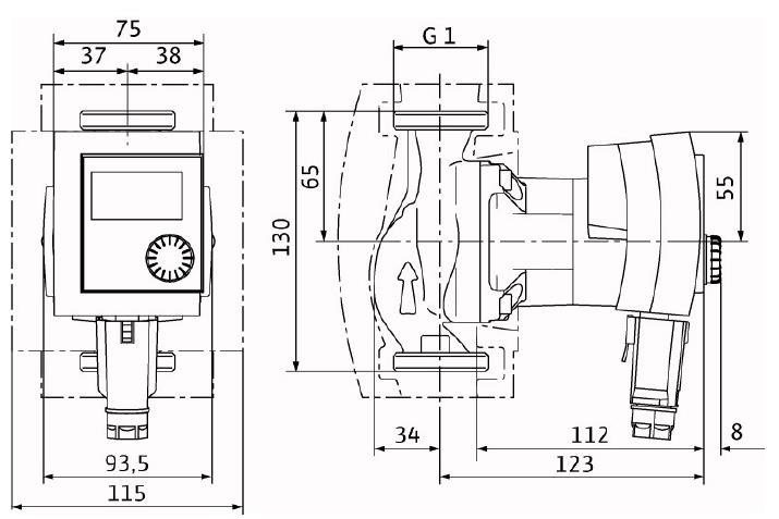01-4132460 #4. Stratos-PICO 15/1-4, 130mm, 1~, 230V (01-4090808) (*)