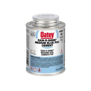 22-OAT237 #1. 237ml Blue Lava Oatey PVC Cement