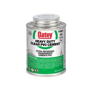 22-OAT473HEAVY #1. 473ml Heavy Duty Clear Oatey PVC Cement