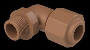 175-UT2021A #1. 15mm x ½" CxMi Unitwist Male Elbow