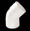 160-004/023 #1. 50mm x 45° Bend Plain SV Waste Fitting