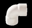 160-004/007 #1. 40mm x 90° Bend Plain SV Waste Fitting
