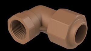 175-UT2022B #1. 22mm x ¾" CxFi Unitwist Female Elbow