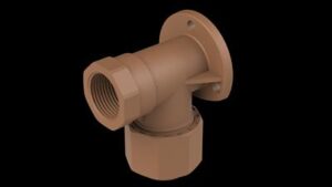 175-UT2024B #1. 22mm x ¾" CxFi Unitwist Wall Plate Elbow