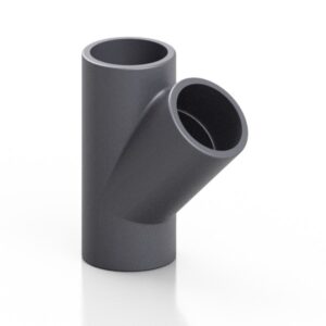 20-TYD-M #1. PVC Tee 45°