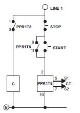 300-PPR-1T8-23 #1. Avanti SP PPR + Inter Reset timer 230V